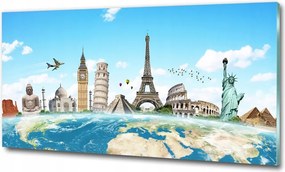 Fotó üvegkép Panoráma Wroclaw 125x50