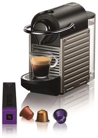Kapszulás kávéfőző Krups Nespresso Pixie XN304T10 titán