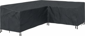 vidaXL Bútor takaró Fekete 250 x 180 x 80 cm 600D Oxford Szövet