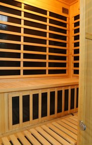 Sauna DeLuxe 2200 Carbon - BT, barna