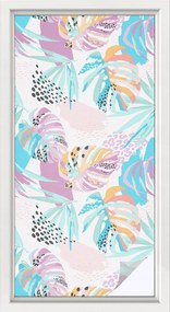 Ablakfólia öntapadós adatvédelem Absztrakt dzsungel 50x100