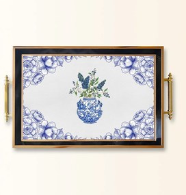 Üveg tálca, 38×24 cm – TPA9908