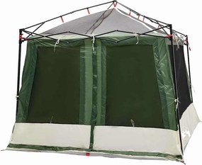 vidaXL Belső sátor tetővel tárolóval Zöld 291 x 291 x 240 cm taft