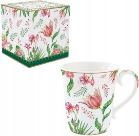 Porcelán Bögre Botanic Chic Kert Virágokkal