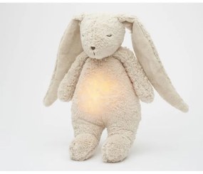 Moonie - Snuggle buddy dallammal és világítással nyuszi 2.0 organic homokos