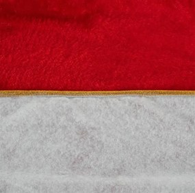 Karácsonyfa alátét RED VELVET 90 cm, piros