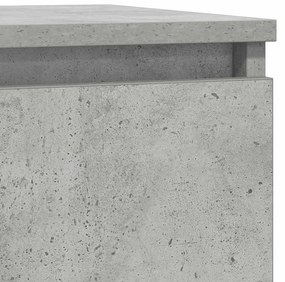 betonszürke szerelt fa tálalószekrény 57x34x76 cm