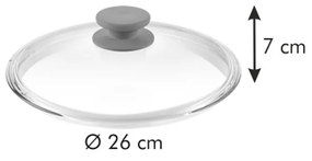 Tescoma UNICOVER fedő sütőbe, 26 cm, , 26 cm