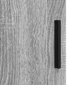 Fürdőszoba bútor szett 3 pcs Szürke sonoma 61 x 35 x 64 cm