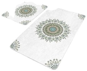 Fehér fürdőszobai kilépő szett 2 db-os 60x100 cm – Mila Home