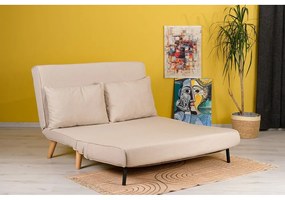 Bézs kinyitható kanapé 120 cm Folde – Artie