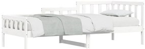 fehér tömör fenyőfa kanapéágy matrac nélkül 90 x 200 cm