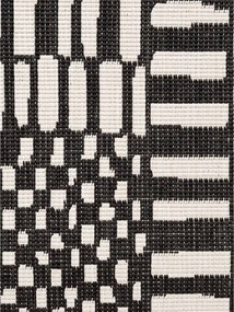 Fekete-krémszínű kültéri-beltéri szőnyeg 160x230 cm Haringey Barkham – Ted Baker