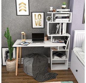 PC asztal Veratum (fehér) . 1102635