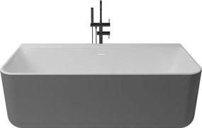 Kivu Wall kád_80x175_Plata Metallic/Blanco Mate