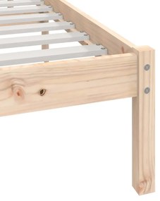 tömör fenyőfa ágykeret 75 x 190 cm Small Single