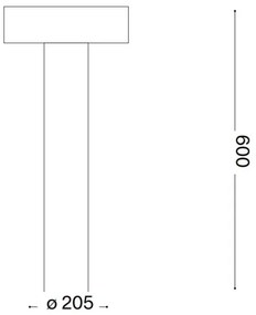 Ideal Lux - Kültéri lámpa 4xG9/15W/230V 60 cm IP44 antracit