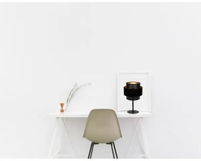 Asztali lámpa NESS 1xE27/60W/230V fekete