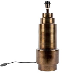 Art Deco asztali lámpa bronz árnyékoló nélkül - Bruut