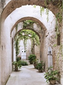 Fotótapéta Görög Utca Óváros 3D Alagút Hálószoba Konyha 184x254