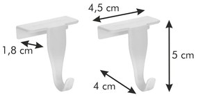 Tescoma FlexiSPACE ajtókampók, 2 db