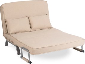 Kétszemélyes dönthető fotel bézs színben BART 2