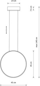 Függeszték CIRCOLO LED