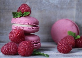 A macaroons képe (üvegen) (70x50 cm)
