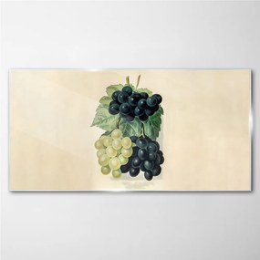 Üvegkép Gyümölcs szőlő levelek