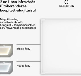 Klarstein Wondersky infravörös panel | 770 W | 4 - 8 m² | Minimalista kialakítás | 120 cm x 60 cm