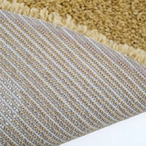 Okkersárga gyerek szőnyeg ø120 cm Bohemian Bird Miel – Nattiot