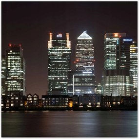 Poszterek 140x140 London világít az éjszakában