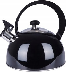 Vízforraló Fekete vízforraló síppal 1,5L indukciós gáz