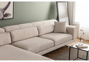 Jivago világosbézs sarokkanapé, bal oldali - Artie