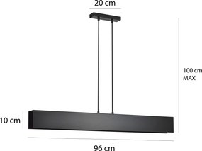 Emibig modern függeszték gentor fehér emi673/4