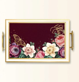 Üveg tálca, 38×24 cm – TPB9825
