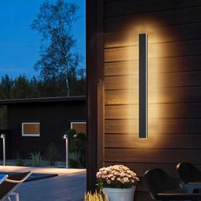 Led Lámpa 80cm Kerti Fali Lámpa Homlokzati Kültéri 24W