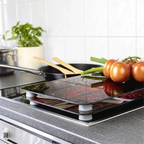 Edzett üveg tűzhely fedőlap szett 2 db-os 30x52 cm Spices – Wenko