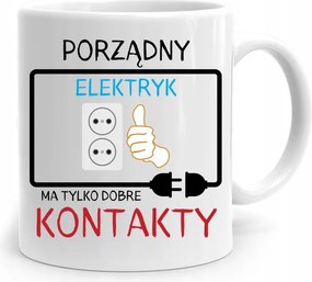 Bögre Ajándék Villanyszerelőnek Rendes Villanyszerelő fényképes nyomtatással