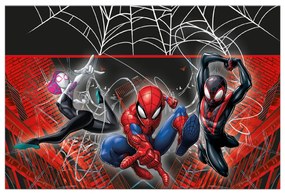 Pókember World of Webs műanyag asztalterítő 120x180 cm