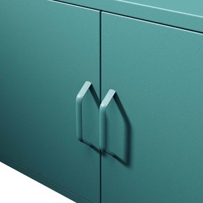 TV-szekrény lábakon ROSA, 1150 x 595 x 400 mm, Modern: tengerszínű