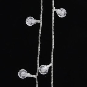 gömb alakú 8 funkciós meleg fehér tündérfényfüzér 400 LED 40 m