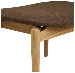 Barna fotel lábtartóval Olvera – House Nordic