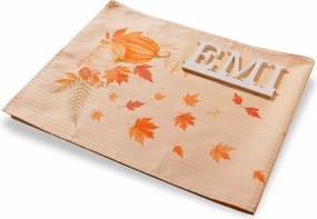 EMI Tökök fehér damaszt terítő 35x180 cm