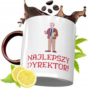 Bordó Bögre Igazgatónak Születésnapra Ajándék fényképes nyomattal