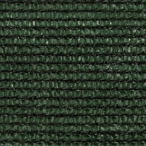 sötétzöld HDPE napvitorla 160 g/m² 4 x 7 m