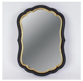 Fali tükör 34,5x23,2 cm fekete/arany
