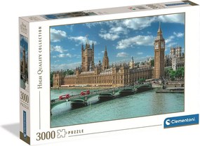 London The House of Parliament 3000 db-os puzzle Clementoni