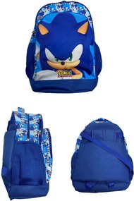 Sonic a sündisznó Modern iskolatáska, táska 40 cm