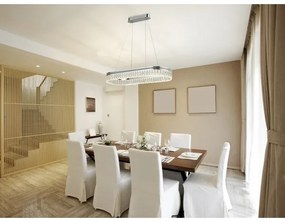 THALIA LED dimmelhető kristálycsillár kábellel LED/50W/230V 3000-6000K + távirányító